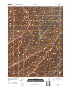 2011 Map of Buck Knoll, 2011 Print