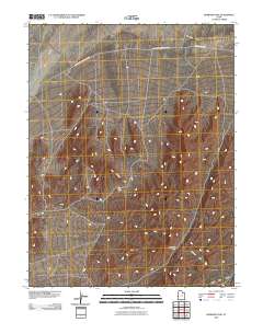 2010 Map of Burbank Pass, 2010 Print