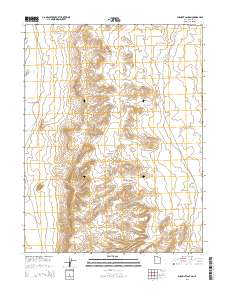 2014 Map of Burnout Canyon, 2014 Print