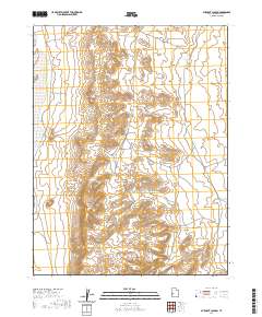 2020 Map of Burnout Canyon, 2020 Print