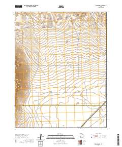 2020 Map of Burns Knoll, 2020 Print