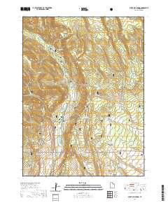 2020 Map of Burnt Mill Spring, 2020 Print