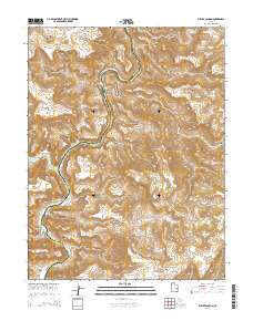 2014 Map of Butler Canyon, 2014 Print