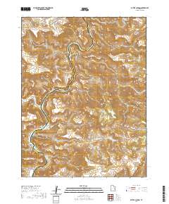 2020 Map of Butler Canyon, 2020 Print