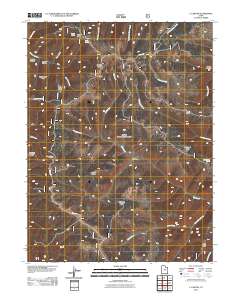 2011 Map of C Canyon, 2011 Print