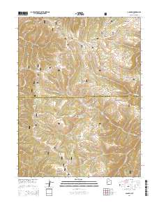 2014 Map of C Canyon, 2014 Print