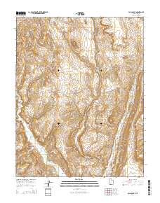 2014 Map of Calico Peak, 2014 Print