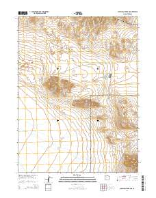 2014 Map of Camels Back Ridge NE, 2014 Print