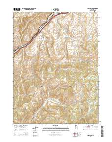 2014 Map of Castle Rock, 2014 Print