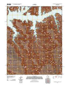 2011 Map of Cathedral Canyon, 2011 Print