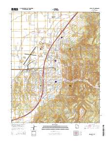 2014 Map of Cedar City, 2014 Print