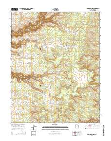 2014 Map of Cedar Mesa North, 2014 Print