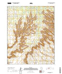 2020 Map of Cedar Mesa South, 2020 Print