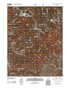 2011 Map of Circleville Mountain, 2011 Print
