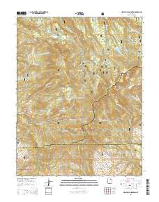 2014 Map of Circleville Mountain, 2014 Print