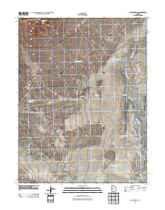 2010 Map of Clay Knoll, 2010 Print