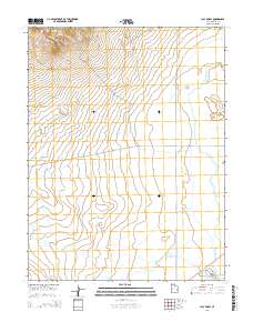 2014 Map of Clay Knoll, 2014 Print
