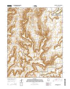 2014 Map of Cleopatras Chair, 2014 Print