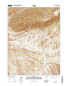 2014 Map of Cliff Ridge, 2014 Print