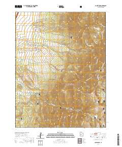2020 Map of Coffee Peak, 2020 Print