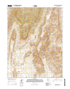 2014 Map of Conger Mountain, 2014 Print