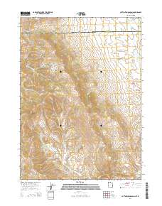 2014 Map of Cotton Thomas Basin, 2014 Print