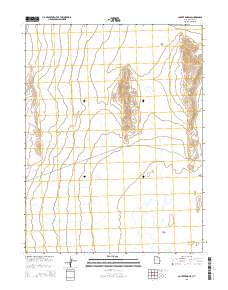2014 Map of Coyote Knolls, 2014 Print