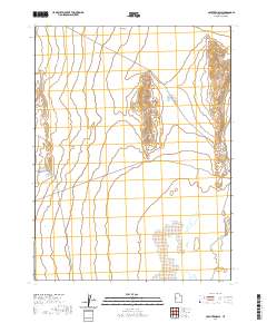 2020 Map of Coyote Knolls, 2020 Print