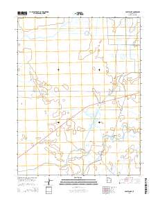 2014 Map of Crafts Lake, 2014 Print