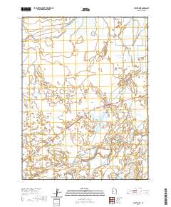 2020 Map of Crafts Lake, 2020 Print