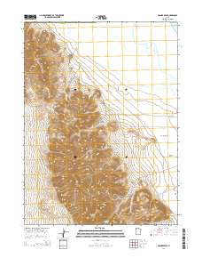 2014 Map of Craner Peak, 2014 Print