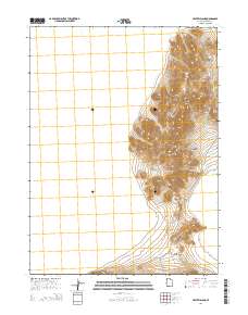 2014 Map of Crater Island, 2014 Print