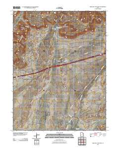 2010 Map of Crescent Junction, 2010 Print