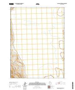 2020 Map of Crocodile Mountain SE, 2020 Print