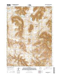 2014 Map of Crouse Reservoir, 2014 Print