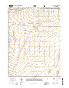 2014 Map of Curlew Junction, 2014 Print