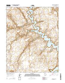 2014 Map of Davis Gulch, 2014 Print