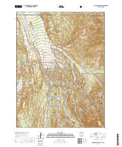 2020 Map of Deadman Mountain, 2020 Print