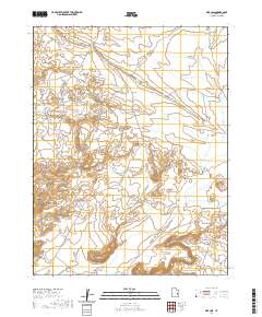 2020 Map of Dee Pass, 2020 Print