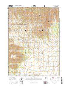 2014 Map of Dennis Hill, 2014 Print