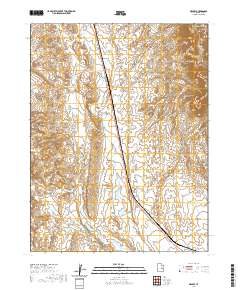 2020 Map of Desert, 2020 Print