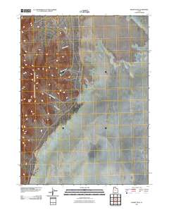 2011 Map of Desert Peak, 2011 Print
