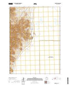 2020 Map of Desert Peak, 2020 Print