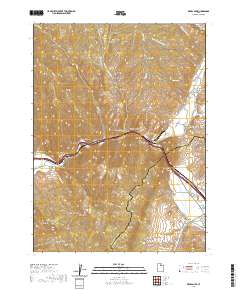 2020 Map of Devils Slide, 2020 Print
