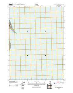 2011 Map of Dolphin Island East, 2011 Print