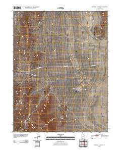 2010 Map of Dowdell Canyon, 2010 Print