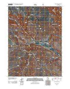 2011 Map of Dry Fork, 2011 Print