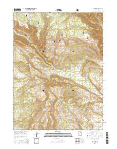 2014 Map of Dry Fork, 2014 Print