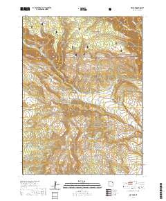 2020 Map of Dry Fork, 2020 Print