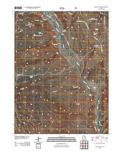 2011 Map of Dry Mountain, 2011 Print
